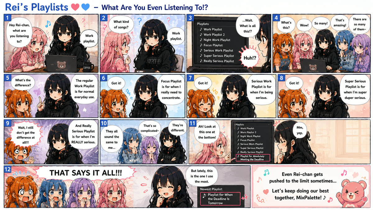 🩷💙 Rei's Playlists