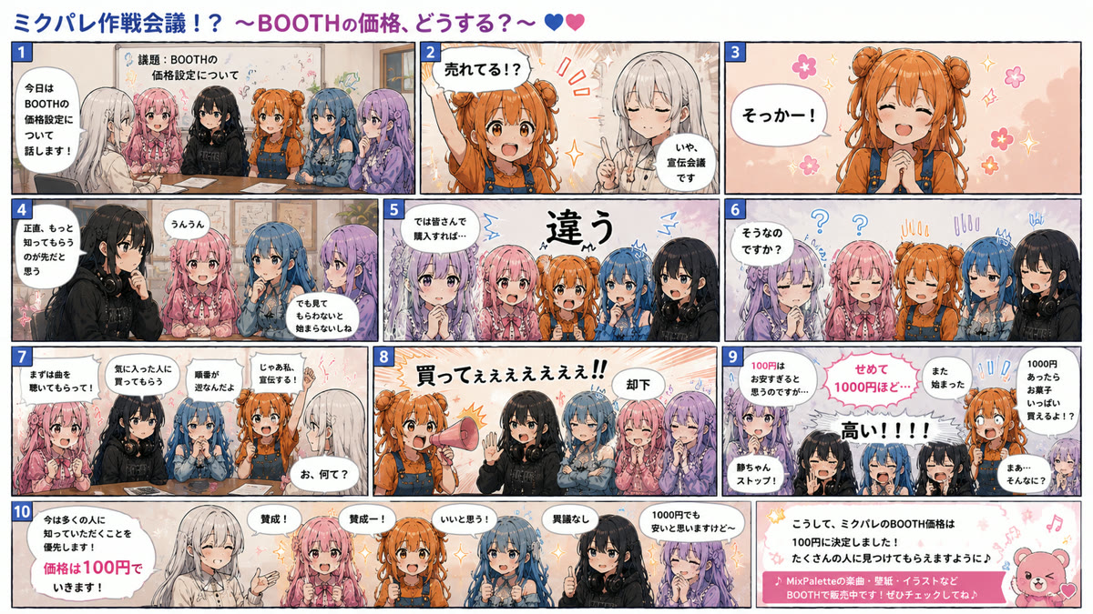 🤍 BOOTH価格会議